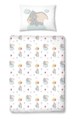 Disney Baby Baby Bettwäsche-Set "Disney's Dumbo" In Weiß -Disney disney baby baby bettwasche set disneys dumbo in weiss 1