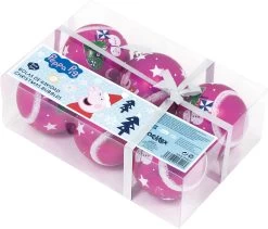 Weihnachtsbaumkugeln/Christbaumkugeln Peppa Pig Fuchsia, 8 Cm, 6 Stück -Disney disney die eiskonigin weihnachtsbaumkugeln christbaumkugeln peppa pig fuchsia 8 cm 6 stuck 2