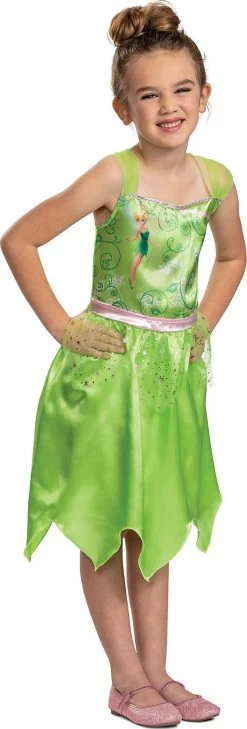 Disney Fairies Tinkerbell Kinderkostüm Basic Plus XS (3-4 Jahre)