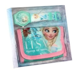 Disney Frozen 2-tlg. Set: Uhr Und Geldbörse "Eiskönigin"
