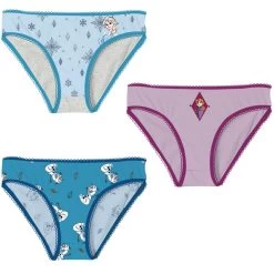 3er-Set: Slips Disney Frozen Elsa, Anna & Olaf In Bunt