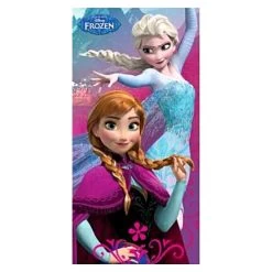 Bade-/Strandtuch Disney Frozen Elsa & Anna - (L) 140 Cm X (B) 70 Cm In Bunt