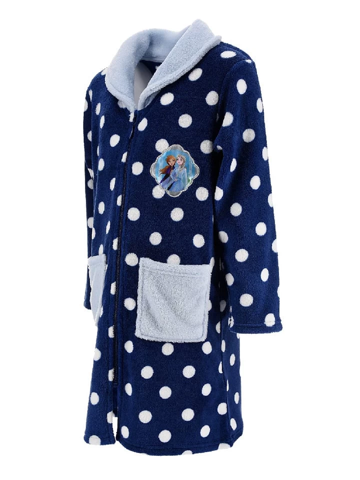 Disney Frozen Bademantel "Frozen" In Dunkelblau 5 Disney Frozen Bademantel "Frozen" In Dunkelblau – Bild 3