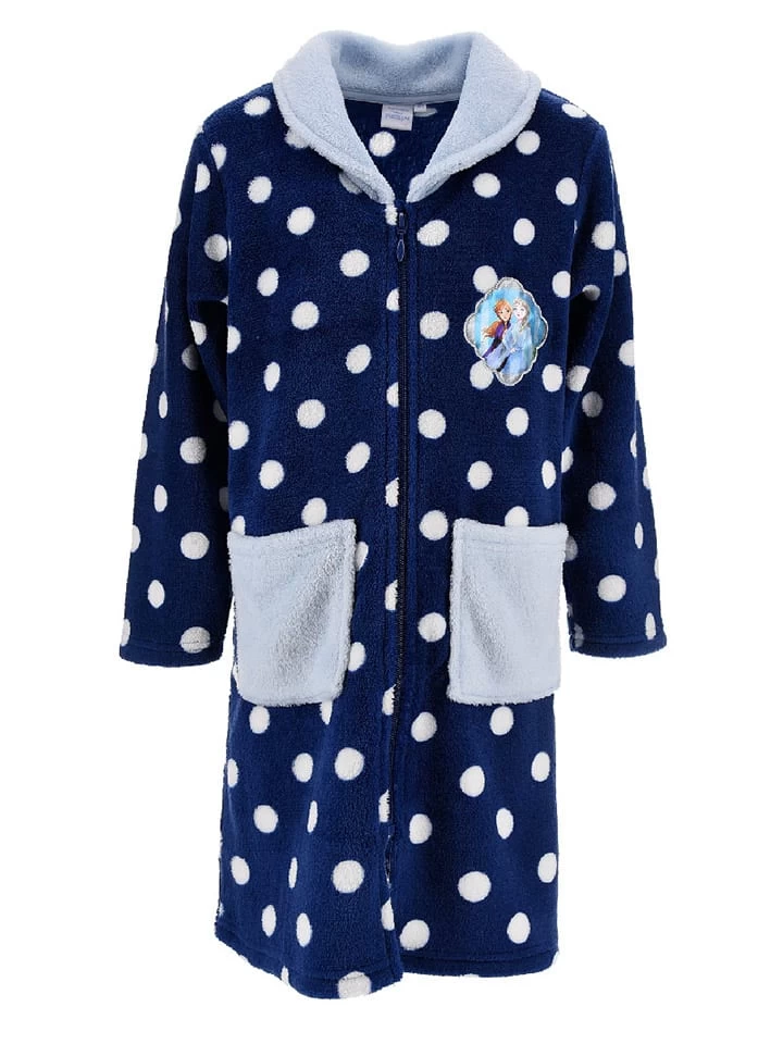 Disney Frozen Bademantel "Frozen" In Dunkelblau 3 Disney Frozen Bademantel "Frozen" In Dunkelblau