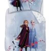 Disney Frozen Mädchen Bettwäsche-Set "Disney's Frozen Eiskönigin 2" In Hellblau