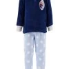 Disney Frozen Pyjama "Frozen" In Dunkelblau/ Hellblau -Disney disney frozen pyjama frozen in dunkelblau hellblau