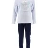 Disney Frozen Pyjama "Frozen" In Hellblau/ Dunkelblau -Disney disney frozen pyjama frozen in hellblau dunkelblau