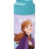 Disney Frozen Trinkhalmflasche "Frozen" In Transparent/ Türkis - 430 Ml -Disney disney frozen trinkhalmflasche frozen in transparent turkis 430 ml
