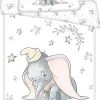 Disney Kinderbettwäsche Dumbo, Stars, 135x100 + 40x60 Cm