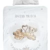 Baby Bettwäsche-Set Flanell "Disney's König Der Löwen" In Weiß