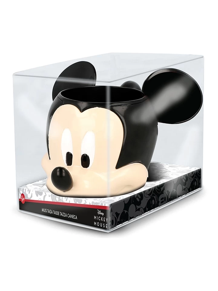 3D-Tasse "Mickey Mouse" In Schwarz/ Creme - 355 Ml 3 3D-Tasse "Mickey Mouse" In Schwarz/ Creme - 355 Ml