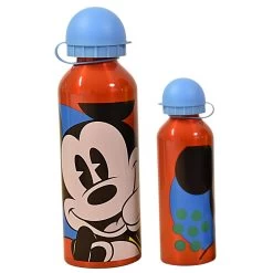 Alu-Trinkflasche Mickey Mouse 500 Ml In Rot-Blau