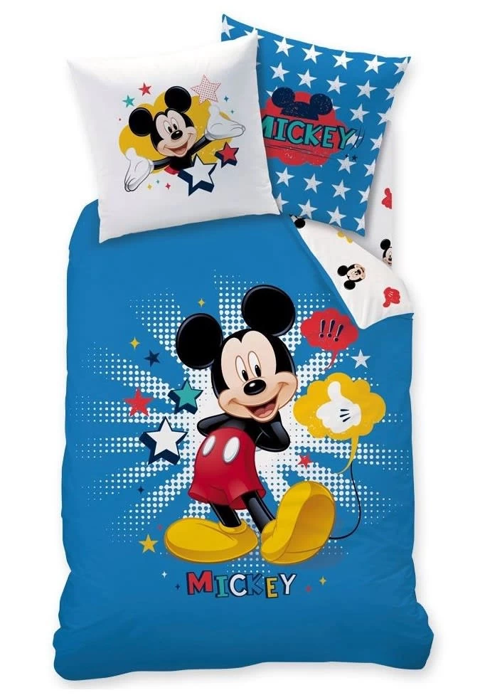 Kinder Bettwäsche-Set "Disney's Mickey Mouse" In Blau 3 Kinder Bettwäsche-Set "Disney's Mickey Mouse" In Blau
