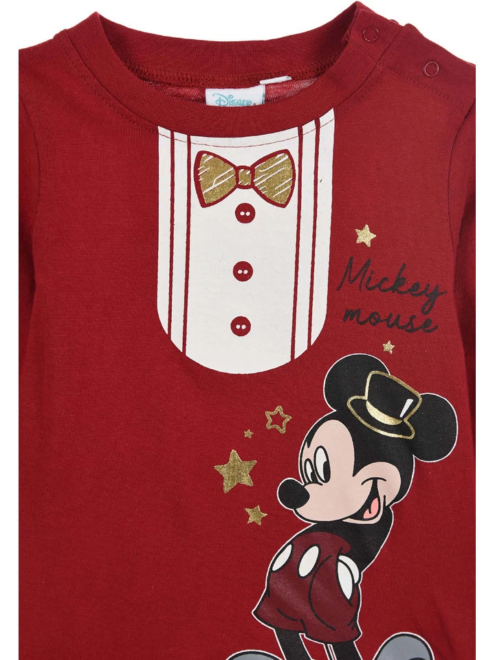 Longsleeve "Mickey" In Bordeaux 5 Longsleeve "Mickey" In Bordeaux – Bild 3