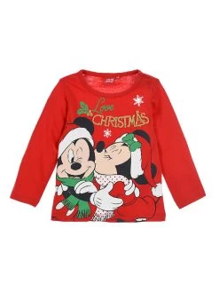 Longsleeve "Mickey" In Rot