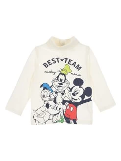 Longsleeve "Mickey"i N Weiß