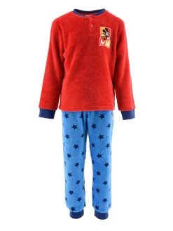 Pyjama "Mickey" In Rot/ Blau