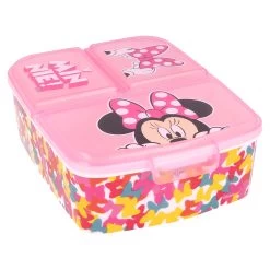 Brotdose Minnie Mouse Mit 3-Fach-Unterteilung In Bunt -Disney disney minnie mouse brotdose minnie mouse mit 3 fach unterteilung in bunt 3