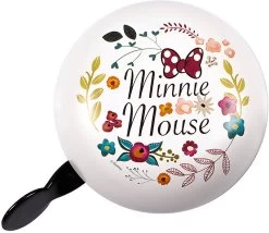 Große Fahrradklingel Minnie Mouse Blumen