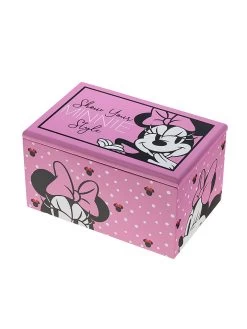Schmuckschatulle "Minnie Mouse" In Pink - (L)18 X (B)12 X (H)9 Cm