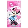 Strandtuch Minnie Mouse Herz - (L) 140 Cm X (B) 70 Cm In Rosa -Disney disney minnie mouse strandtuch minnie mouse herz l 140 cm x b 70 cm in rosa