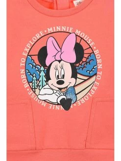 Sweatshirt "Minnie" In Orange -Disney disney minnie mouse sweatshirt minnie in orange 3