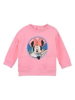 Sweatshirt "Minnie" In Rosa -Disney disney minnie mouse sweatshirt minnie in rosa 1