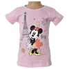 T-Shirt Minnie Mouse Eiffelturm In Rosa