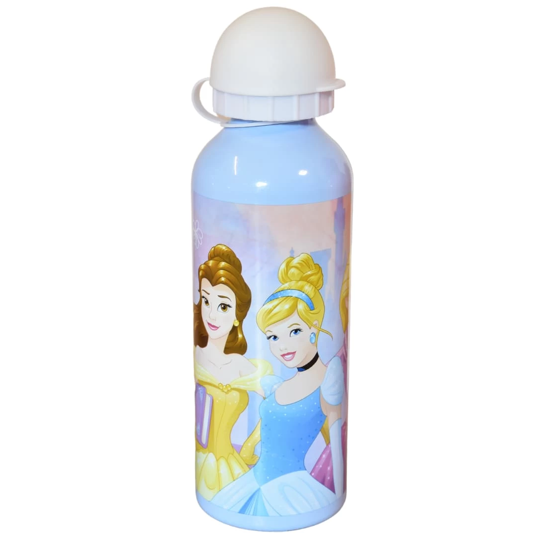 Alu-Trinkflasche Disney Princess 500 Ml In Hellblau-Weiß