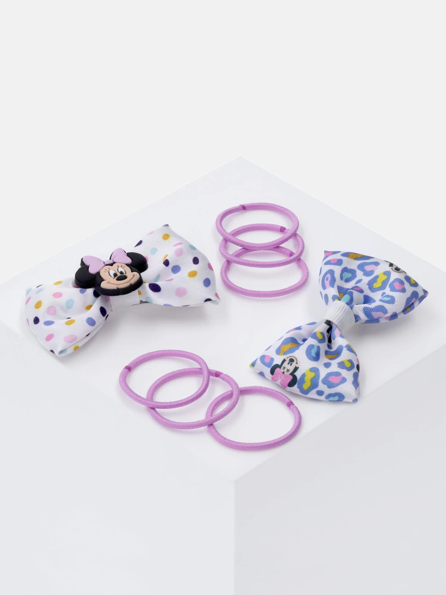 Set Aus Haarspangen Und Haargummis Disney Minnie Maus In Lila 4 Set Aus Haarspangen Und Haargummis Disney Minnie Maus In Lila – Bild 2