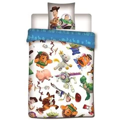 2-tlg.Set: Kinderbettwäsche Toy Story In Bunt